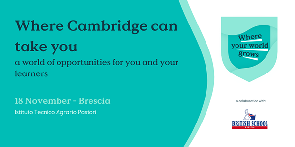 Seminario: "Where Cambridge can take you"